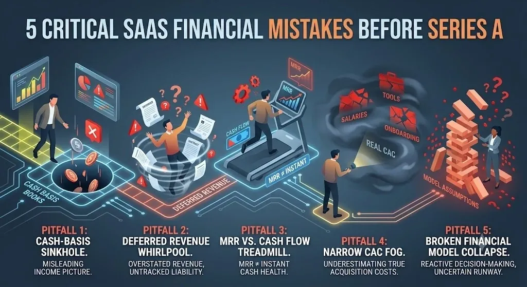 5 Financial Mistakes SaaS Founders Make Before Series